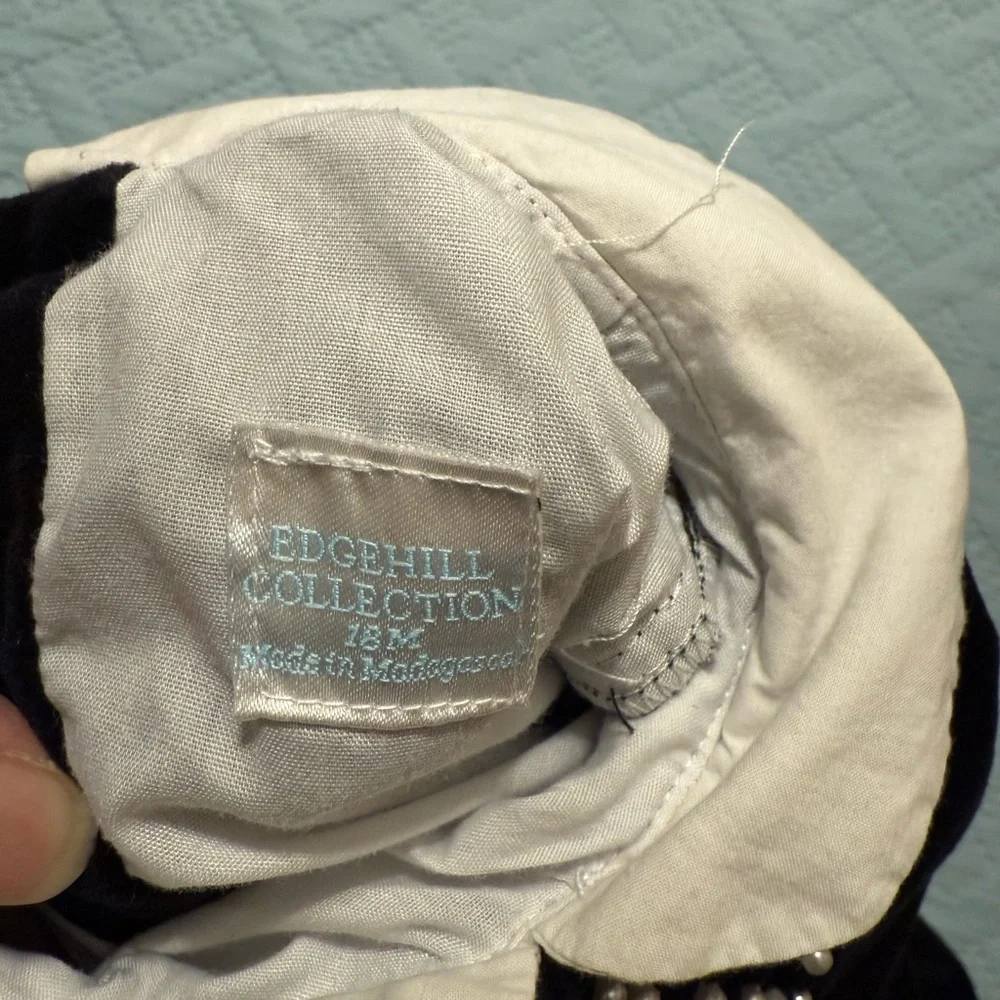 Edgehill Collection Black Velvet Dress - Picture 4 of 4